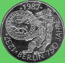 10 DM - 1987 750 Jahre Berlin