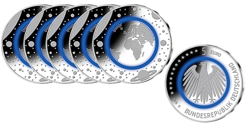 Deutschland 5 X 5 Planet Erde Polymer 16 Pp