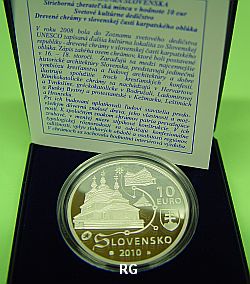 10 € Slowakei 2010 - Holzkirchen im Kapatenbogen - PP