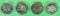 Armenien 4 x 100 Dram 2006 - Kaukasische Tierwelt Rote Liste - BU
