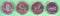 Armenien 4 x 100 Dram 2008 - Kaukasische Tierwelt Rote Liste - BU