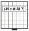 Schublade Maxi für 49 Münzen à 38,7 mm