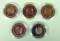 Deutschland 5 x 5 € Planet Erde (Polymer) A, D, F, G, J 2016 bfr.