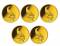 Deutschland 5 x 20 € 2017 - Pirol - A,D,F,G,J
