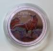 Kongo 20 France Prehistoric Life: Carnotaurus 2025 BU farbig coloriert