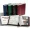 Leuchtturm Einsteckbuch COMFORT, 32 weiße Seiten, Pergaminstreifen, wattierter Einband, DGB