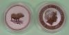Australien 2 $ Jahr des Schweins / Pig 2007 (2 oz)