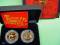 Tuvalu 2x 1 $ 2013 - Jahr der Schlange Good Fortune Set - Proof teilcolouriert