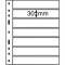 Leuchtturm Optima Kunststoffhüllen, 7er Einteilung (nur Schwarz)